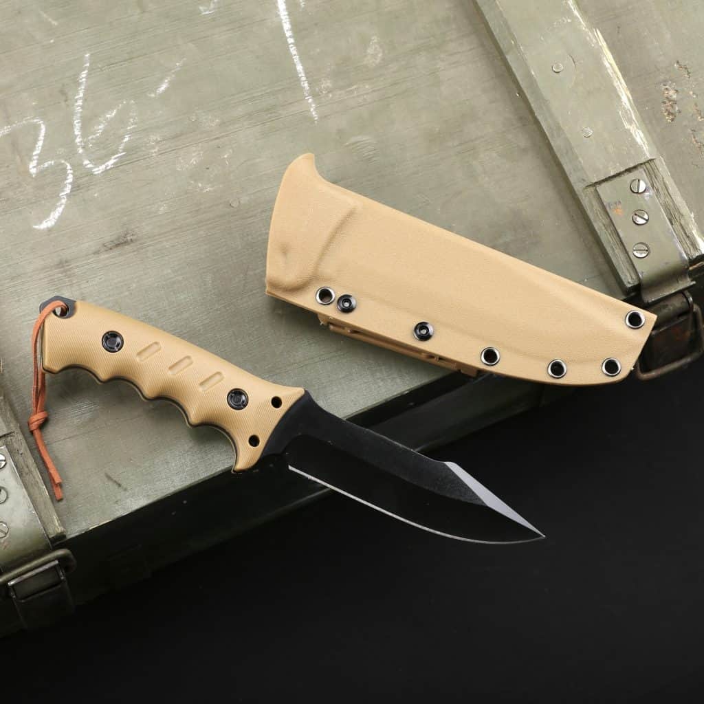 Ac016 clip point tactical survival knife01