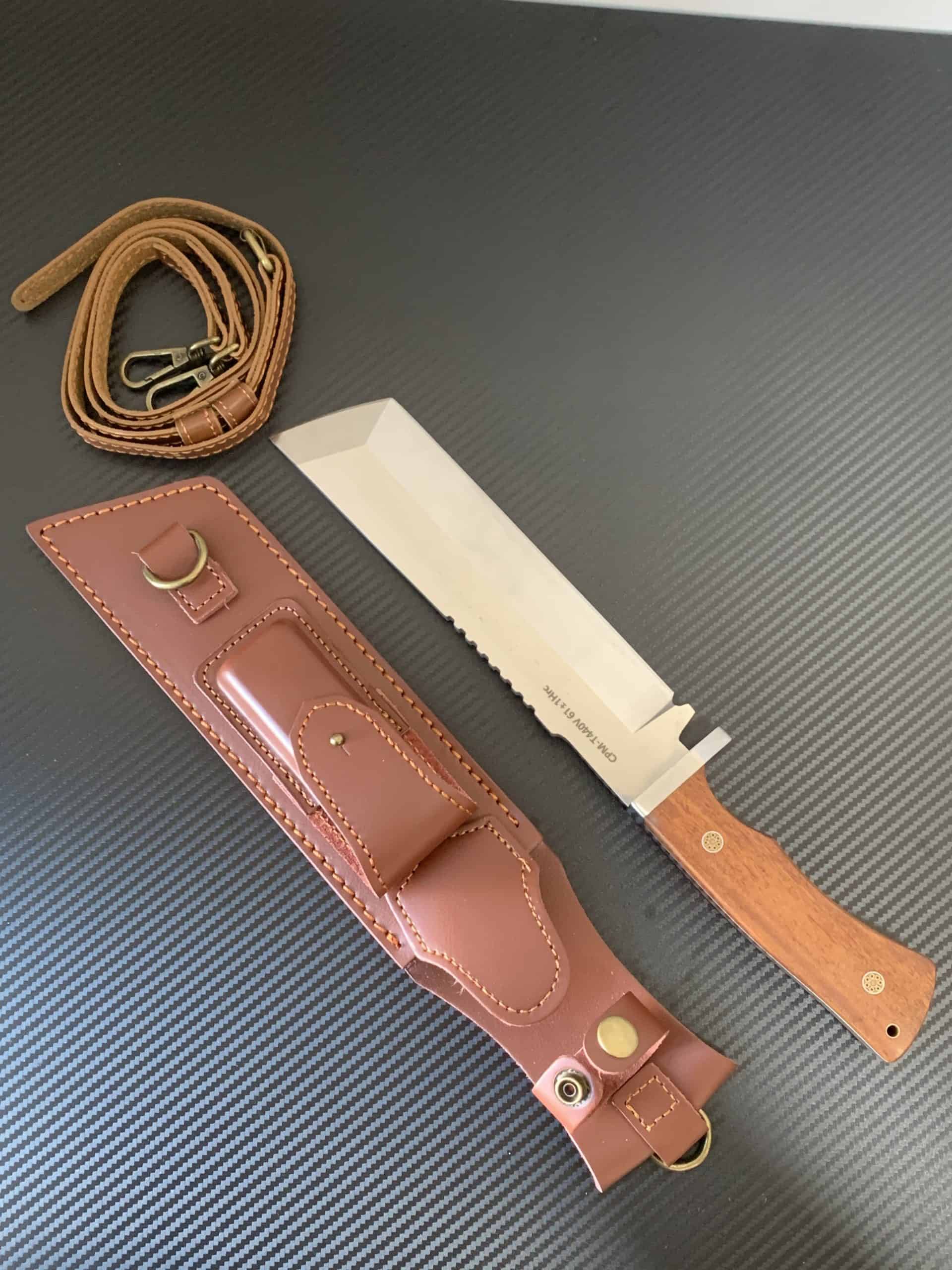 Ac021 medium tactical chopper heavy survival knife