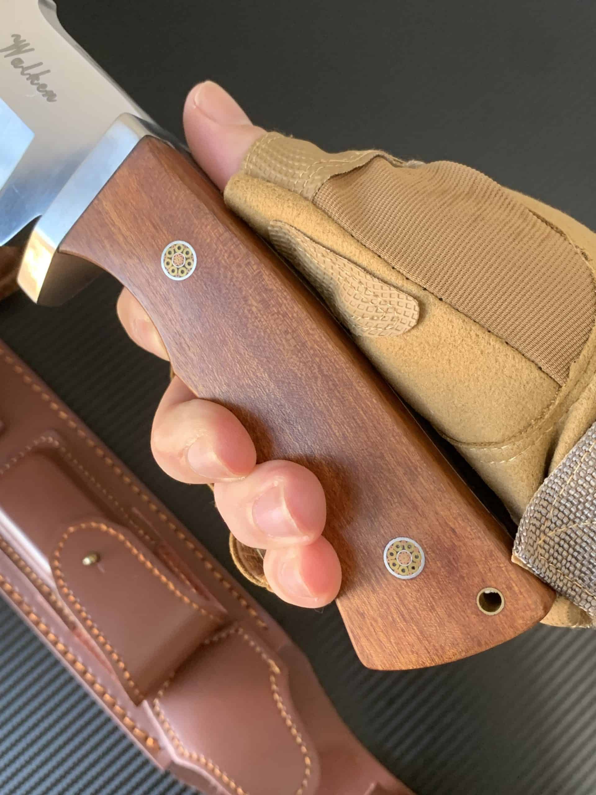 Ac021 medium tactical chopper heavy survival knife handle