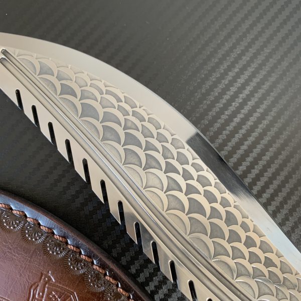 Af020 taktisches Messer im nepalesischen Stil 3d Fischschuppenklinge