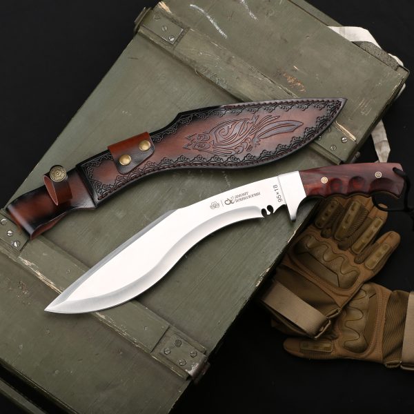 Faca estilo kukri de grandes dimensões - visão completa