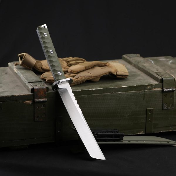 AC009 Tanto Taktisk kniv & överlevnadskniv