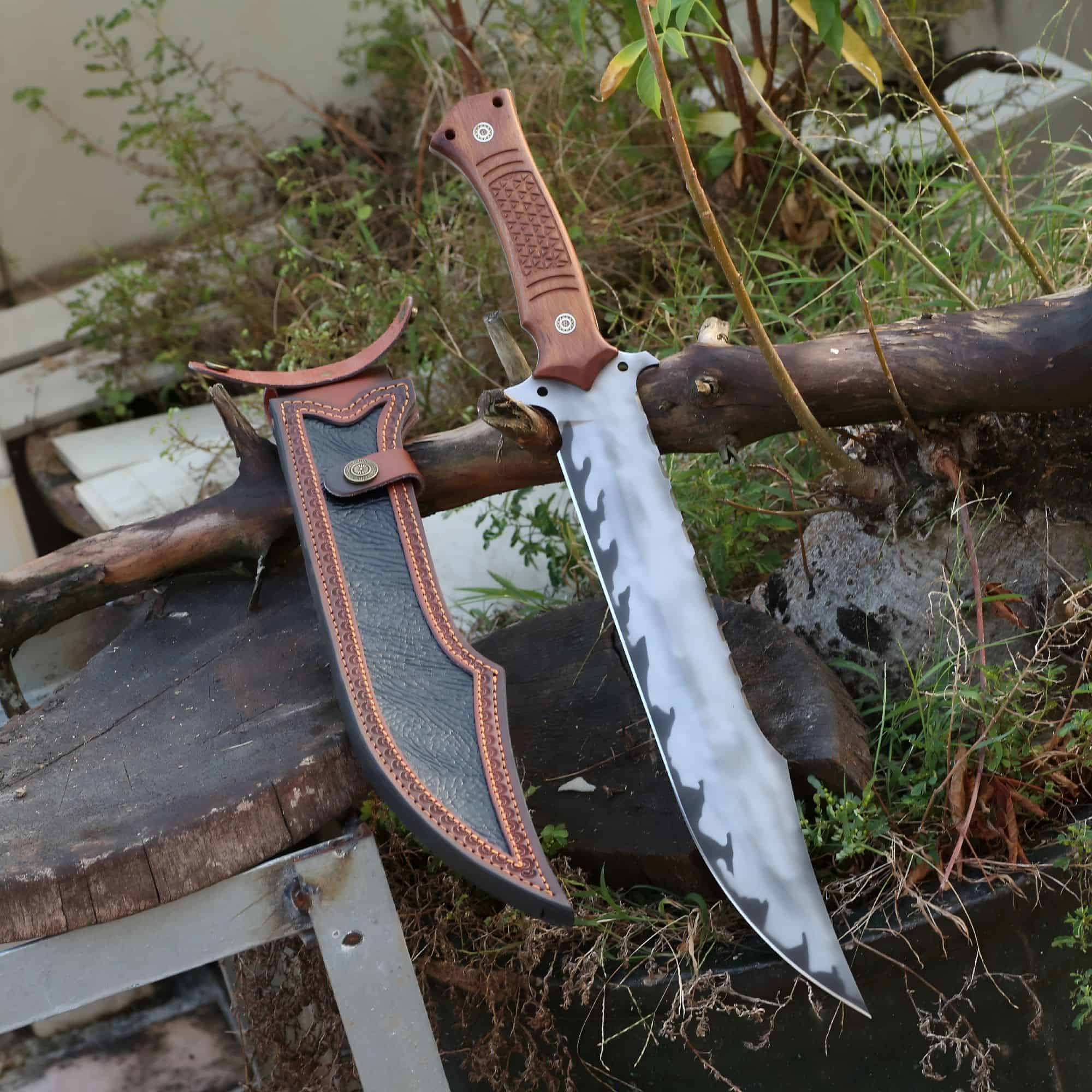 Ac031 long survival machete with sheath