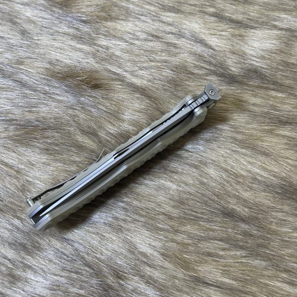 Af007 spearhead folding knife spine display2